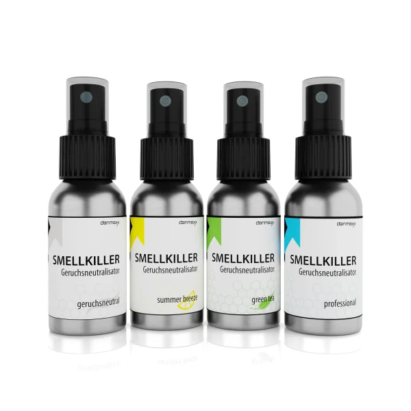 danmexx Smellkilller 4x 50ml Testset – Produktabbildung zur Orientierung
