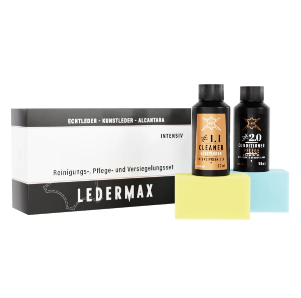 LEDERMAX Reinigungs- und Pflegeset – Produktabbildung zur Orientierung