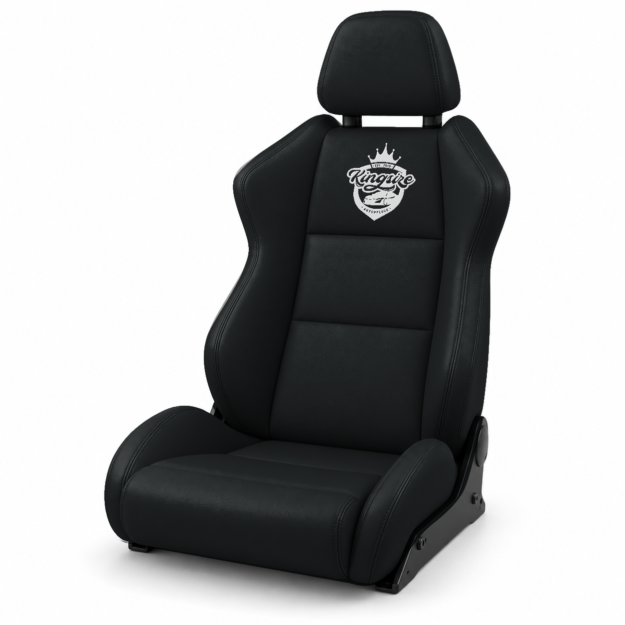 Audi anthrazit 1607 Nappa als Sitzdarstellung