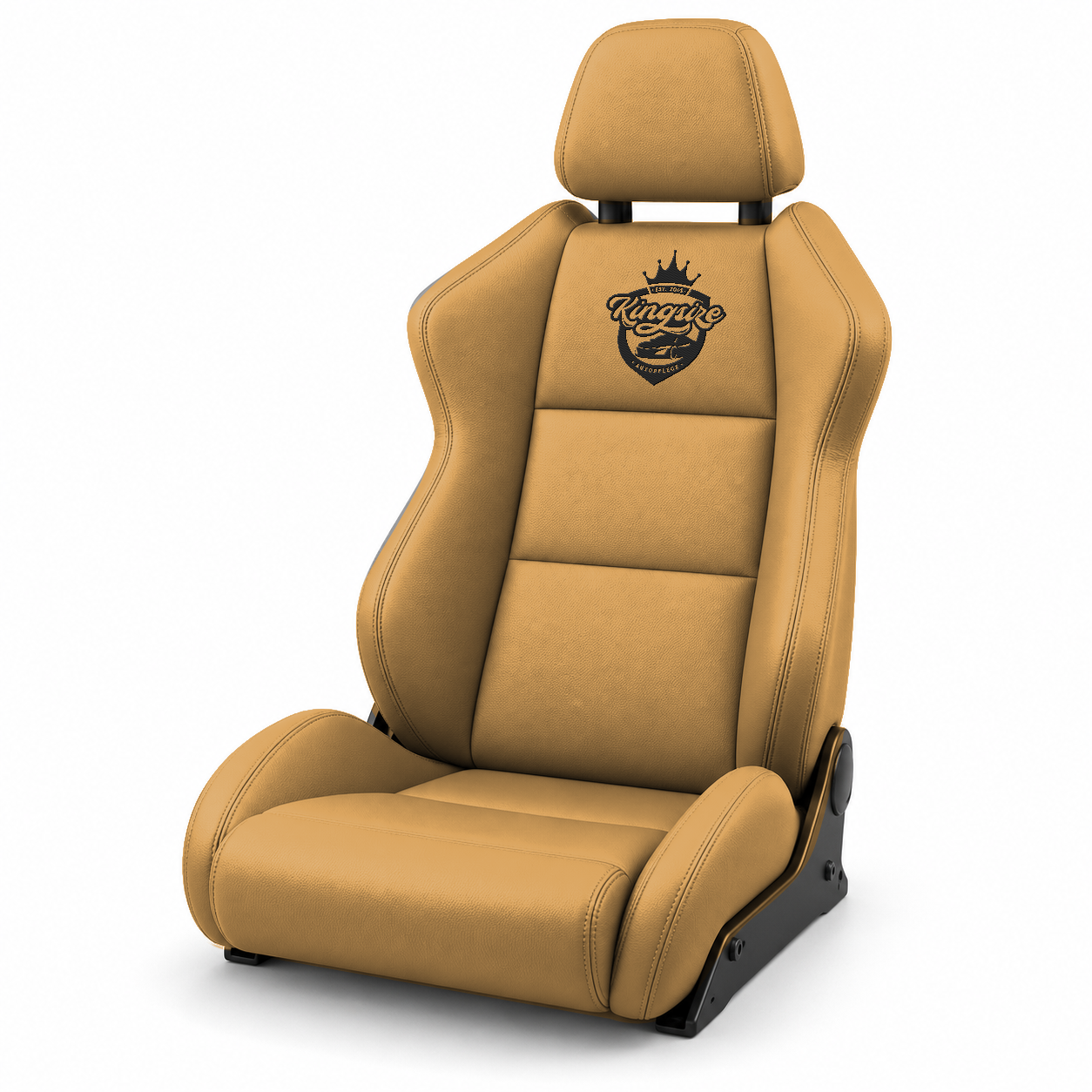 Porsche bernsteinorange als Sitzdarstellung
